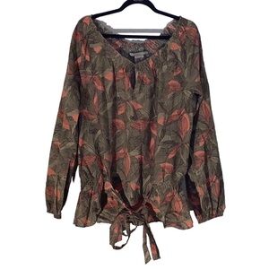 To The Max Brown Blouse